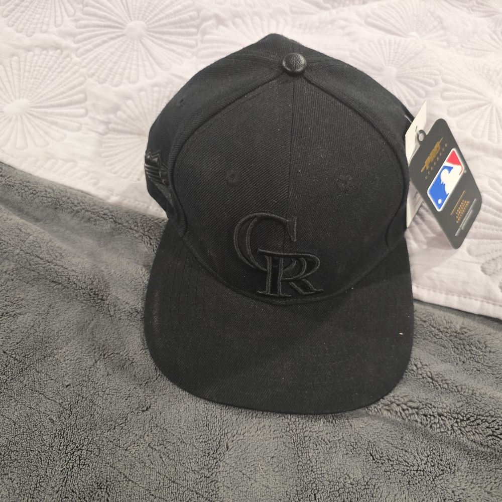 Black CR Logo Baseball Cap